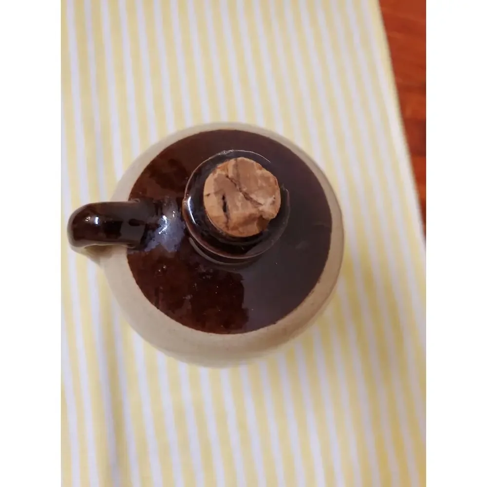 Vintage Miniature USA Pottery Stoneware Jug